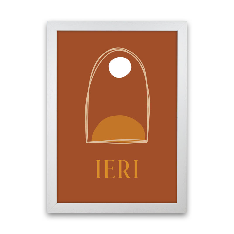 Ieri - Print, 42cm H x 29.7cm W x 4cm D, Wrapped Canvas