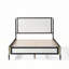 Lit plateforme tapissier Boucle-2139874807