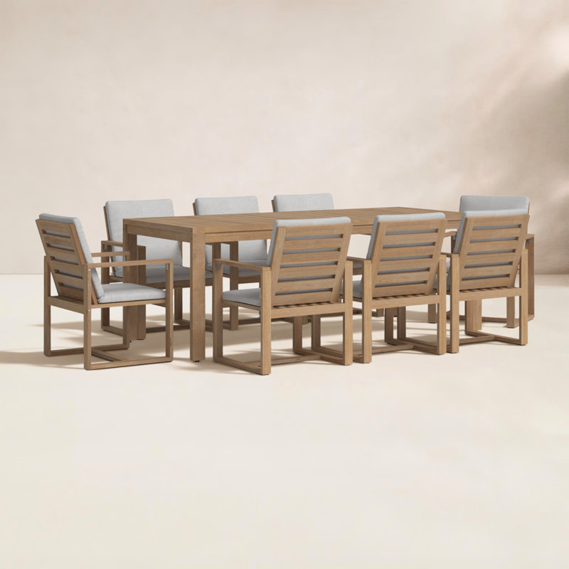 Ensemble de salle à manger rectangulaire pour 8 personnes 71 po Joly