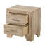 Table de chevet 2 tiroirs Natural