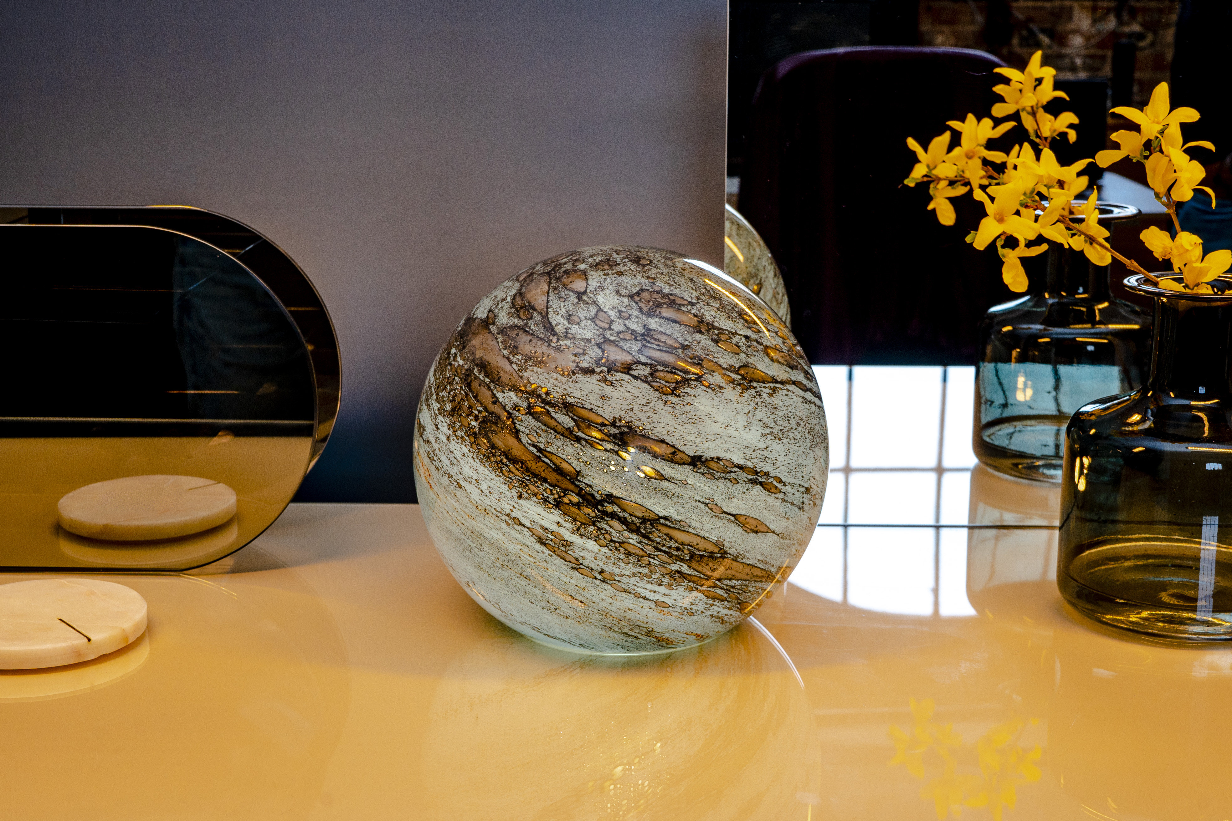 Bakker Glass Globe Lamp