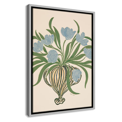 Colette La Poire Blue Tulips Print by Camilla Bergqvist