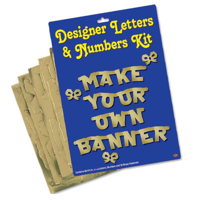 Ensemble de lettres et chiffres Designer