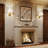 Light Steel & Linen Dimmable Arm Sconce-1798159330
