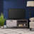 Caernarfon Modern Industrial TV Cabinet | Metal Frame, Wood-Look Finish with Fold-Out Cabinet, Drawers & Shelves - 71" W for 70" TVs, Living Room/Bedroom/Office-1993360888