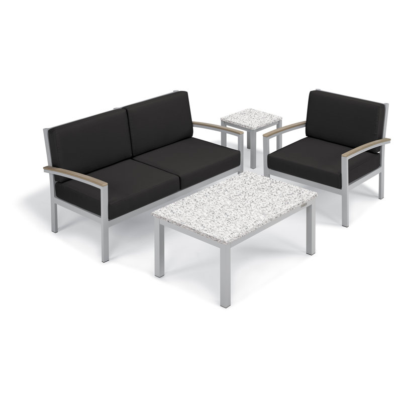 Travira Outdoor Coffee Table, Litecore Ash