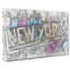 New York City Graffiti in Abstract - Wrapped Canvas Drawing - Wrapped Canvas-55310270
