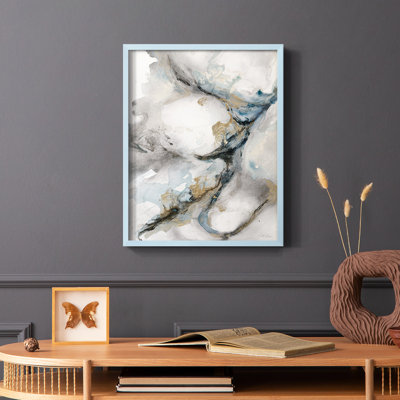 Meandering Framed Print - Solid Wood
