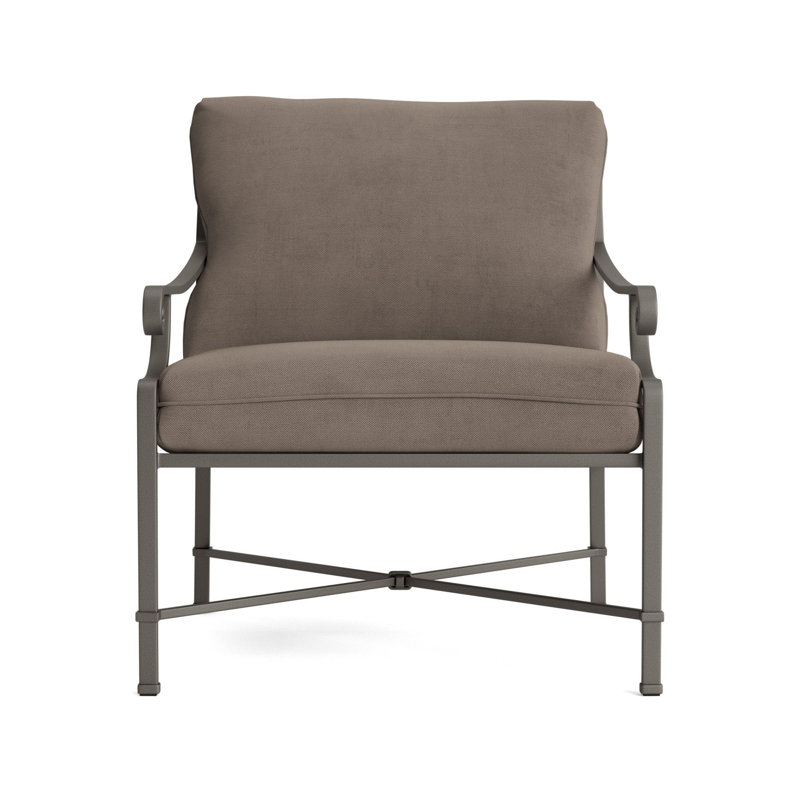 Venetian Outdoor Lounge Chair, Mica, Fusion Charcoal