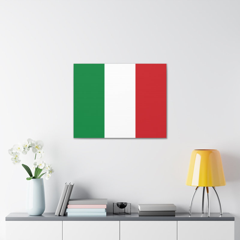" Italy Country Flag " Print, 18" H x 24" W