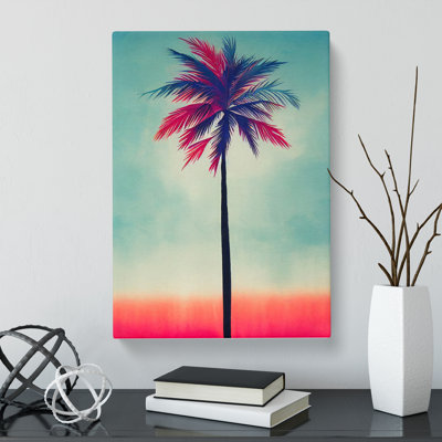 Watercolour Palm Tree Vol.5 - Wrapped Canvas