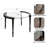 Santoro Round Floating Glass Coffee Table