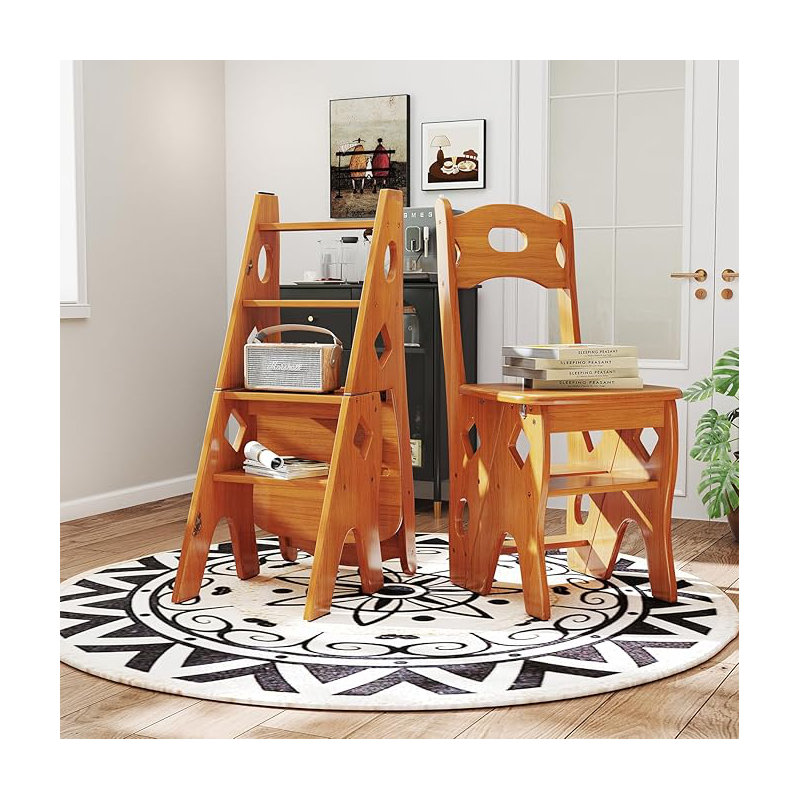 Escabeau pliable 4 niveaux