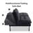 Gaylin Upholstered 68'' Reclining Sleeper Sofa
