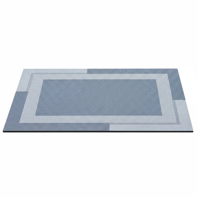Non Slip Thin Bath Mat with Rubber Backing, Quick Dry Absorbent Washable Bathroom Rug 16"x24"