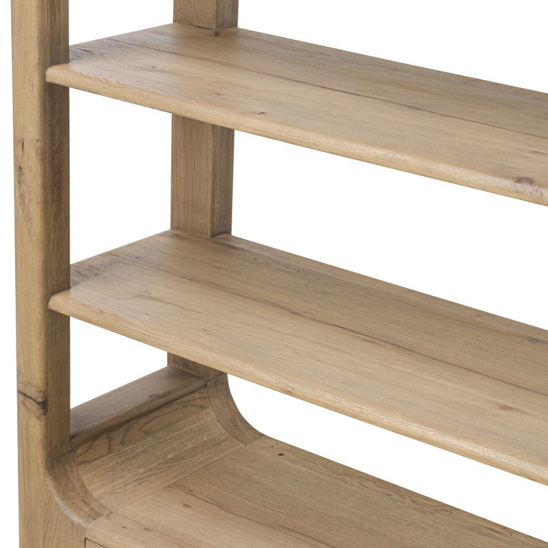 Lloyd Bookcase-Aged Natural Oak, Aged Natural Oak
