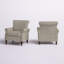 Fauteuil rembourré avec pieds en bois massif Mooresville-334839280