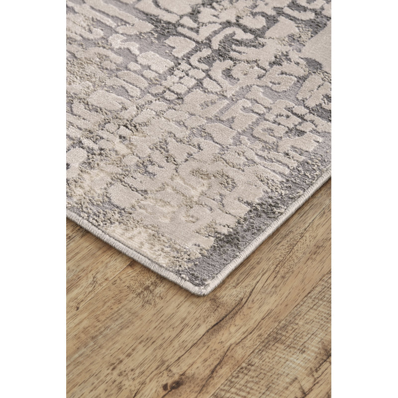 Tapis gris argenté Marcourt, Rectangle 8' x 10'