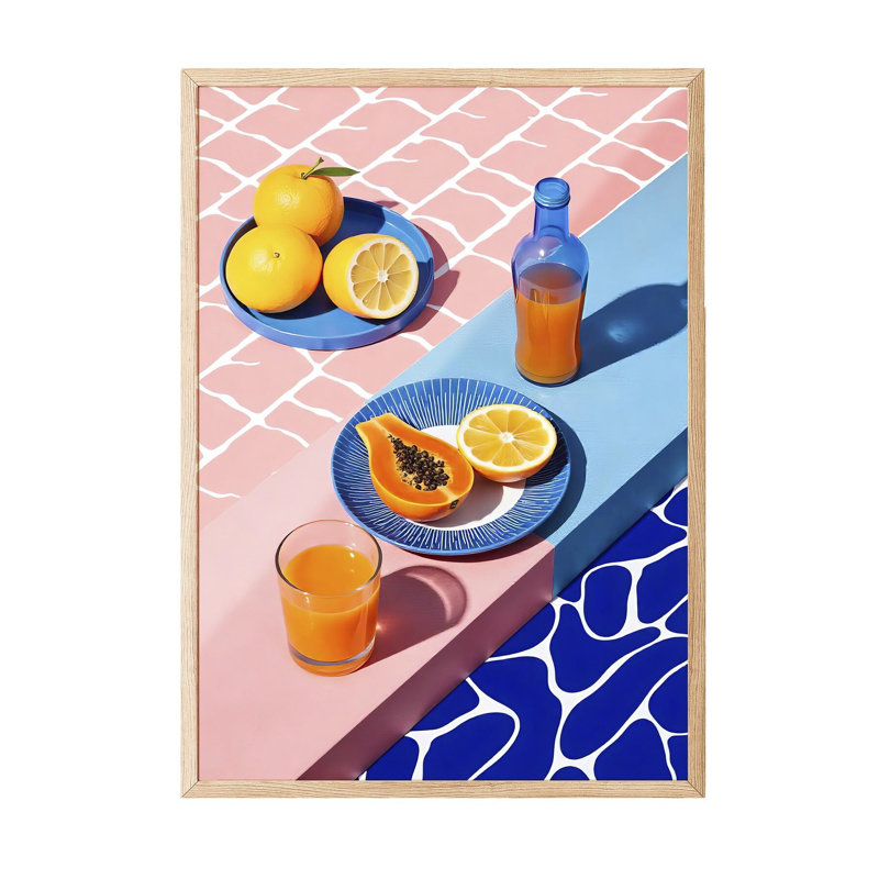 Peinture décorative encadrée