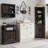 Taeron Oak Freestanding Bathroom Cabinet-802035379