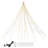 Yescom Christmas Tree Light on Flagpole 4840 LED Warm White Event Camping Decor