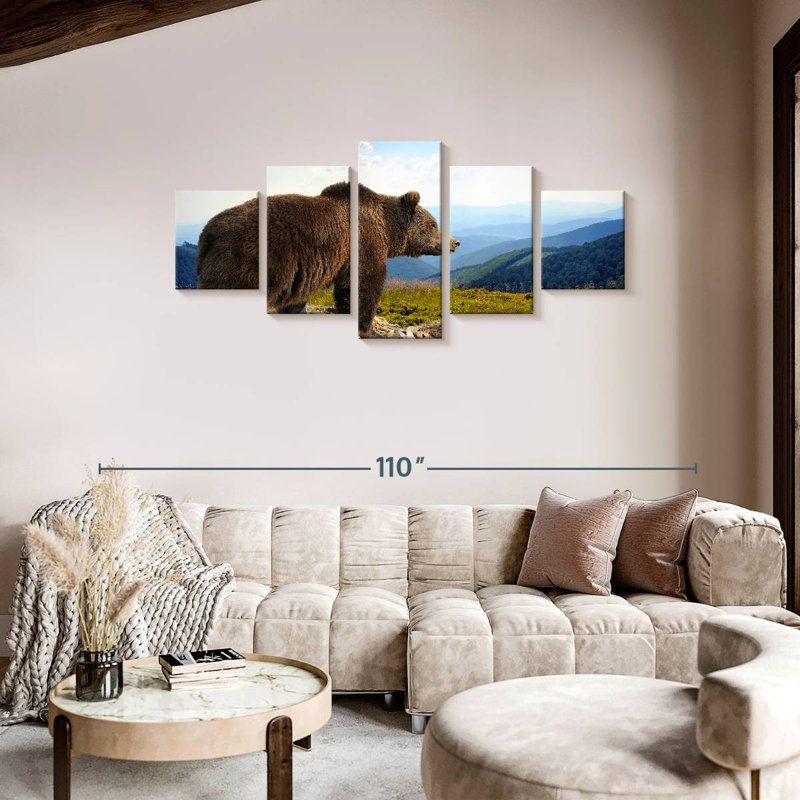Mountain Bear, 36" H x 80" W