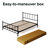 Metal Slat Bed-93690540