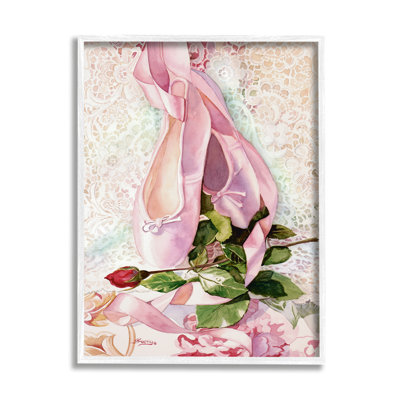 " Ballet Dance Shoes Lace Pattern " by Judy Koenig