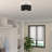 Brunetto Fabric Semi Flush Mount-248478349