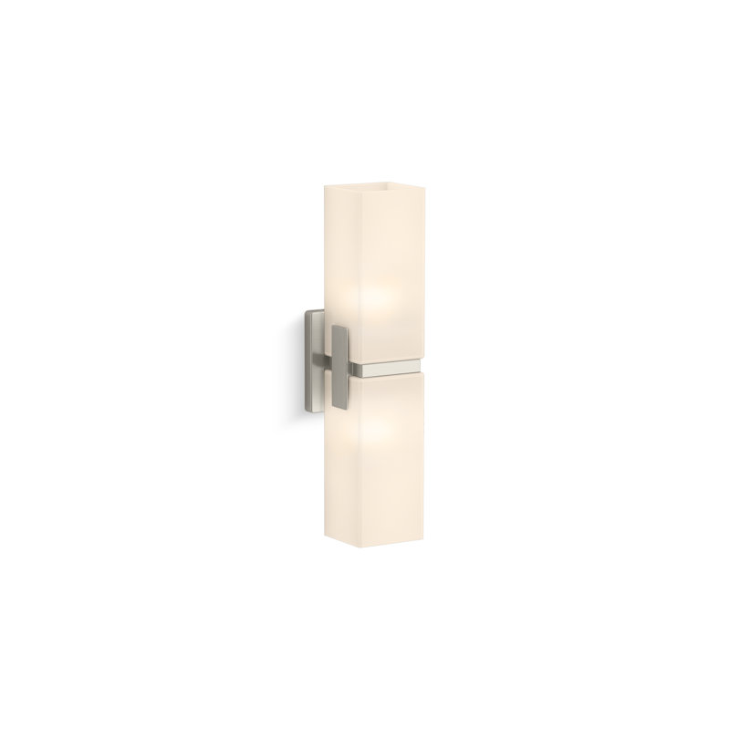 Honesty Two-Light Sconce, Brushed Nickel