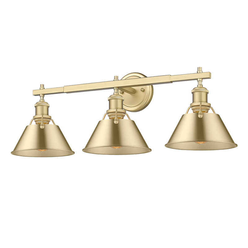 Felda 3-light fixture, Brushed Champagne Bronze, Brushed Champagne Bronze