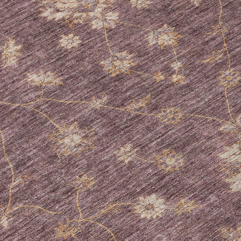 Tapis Chantille ACN3076 Global, lavable à la machine, intérieur/extérieur, Prune, 3 pi x 5 pi