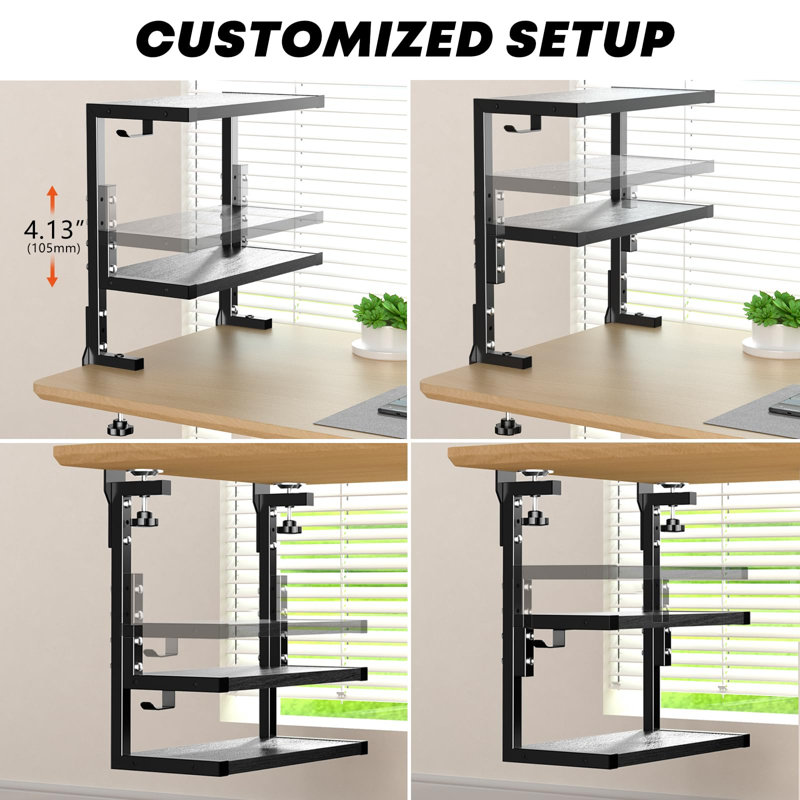 Steel, Manufactured Wood Desk Organiser