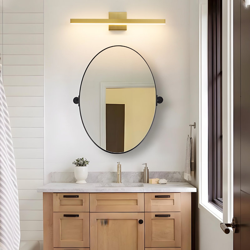 Éclairage de meuble-lavabo à intensité variable 24 po, Doré