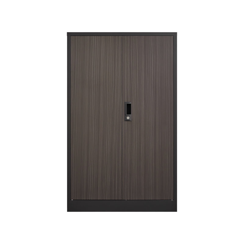 Armoire de rangement en métal avec portes verrouillables et tablette réglable, armoire de rangement pliante