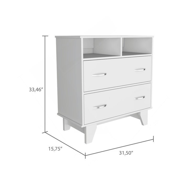Commode 2 tiroirs Aaron