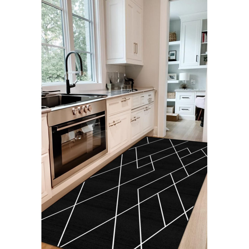 Tapis intérieur / extérieur en coton / polyester tissé à la machine Camfort, Ovale 3 pi 11 po x 14 pi 9 po