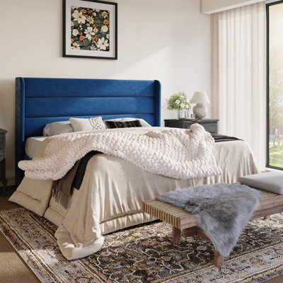 Lit plateforme tapissier Modern