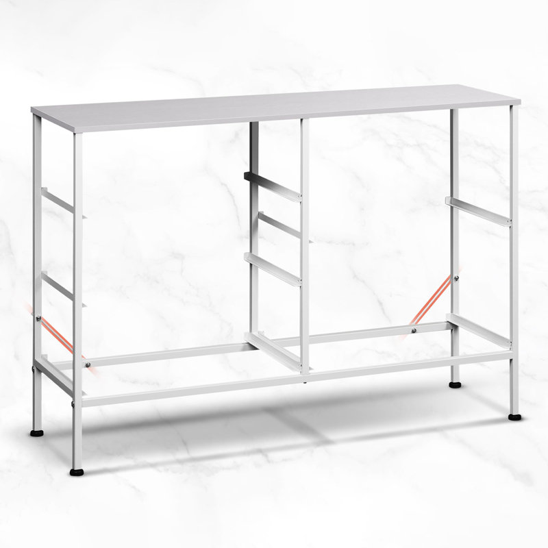 Commode 5 tiroirs Chaseburg, Blanc