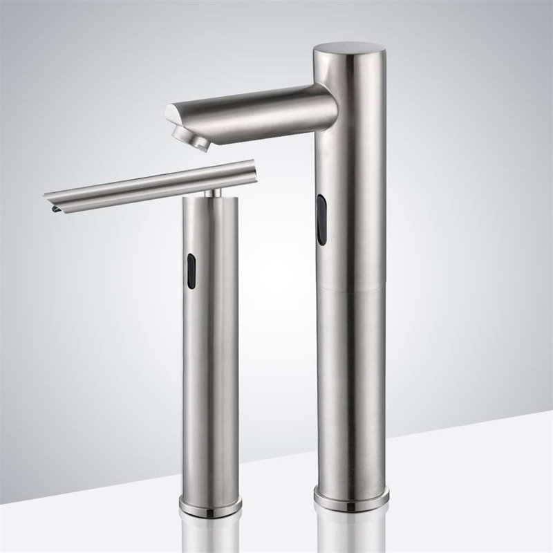 Robinet automatique sans contact Fontana Munich - conception moderne, hygiénique et mains libres