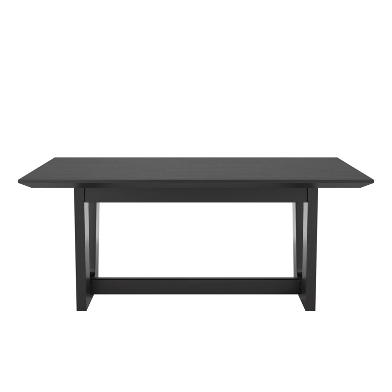 Table de salle à manger Cipolla, Noir, noir, noir, noir