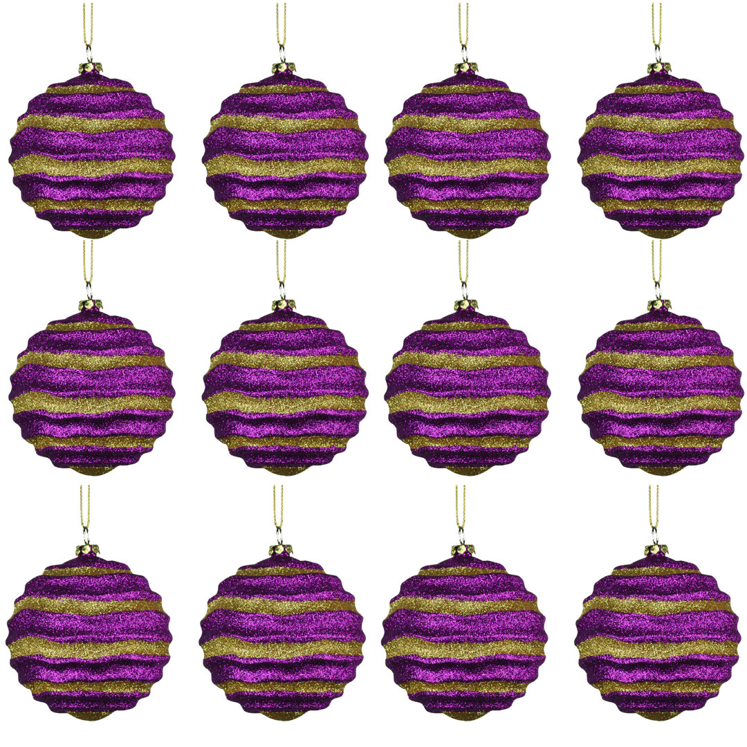 Ball Ornament (Set of 12) The Holiday Aisle® 