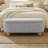Modern Oval Storage Bench with Spherical Legs for Entryway and Living Room-1044809492