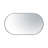 Capsule Wall Mirror - 22"W x 40"H Mirror - Black