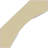 1 1/8"H x 1 1/8"P x 1 1/2"F x 94 1/2"L Traditional Crown Moulding