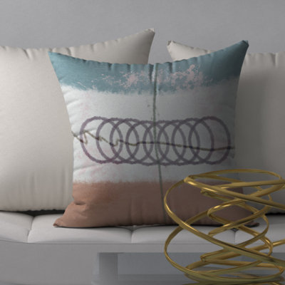 Housse de coussin carrée Manistee/insert
