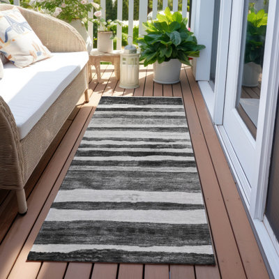 Tapis intérieur / extérieur gris Spinava 