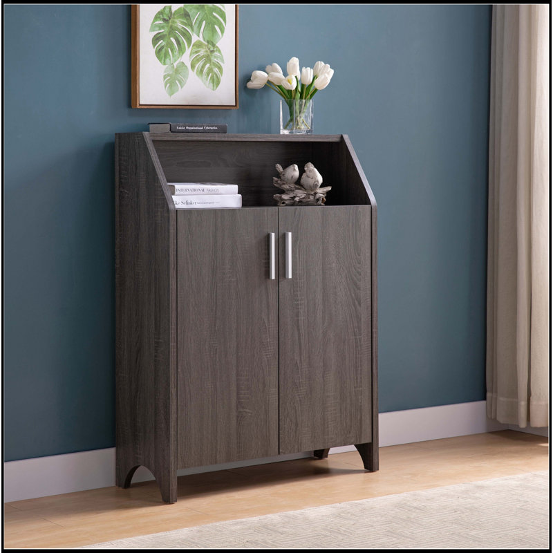 Armoire de rangement 12 paires avec cinq tablettes