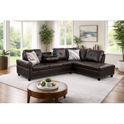 Mascotte Upholstered L-Shaped Sectional