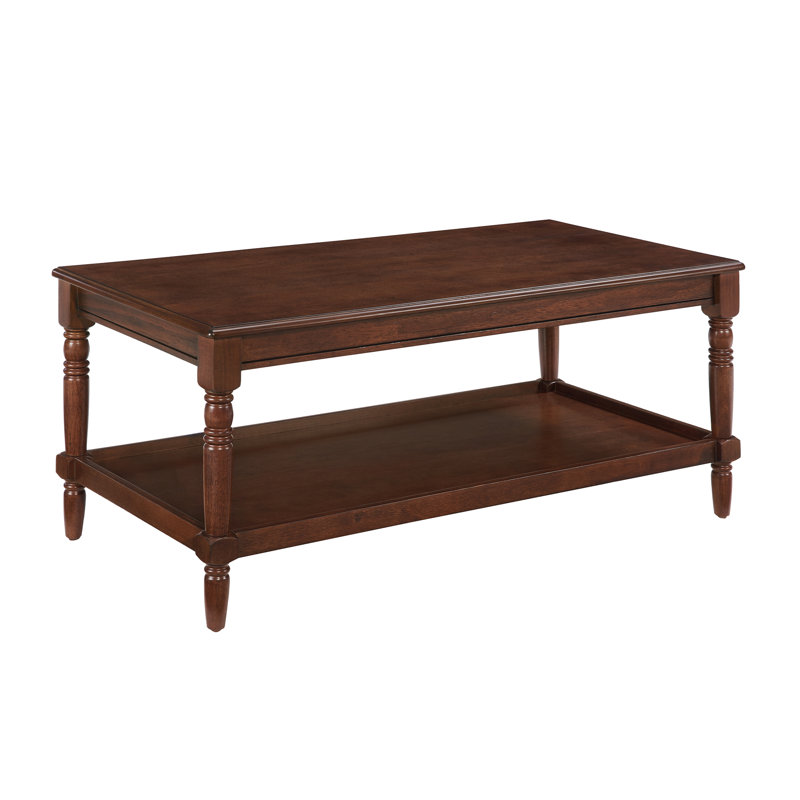 Table basse avec tablette Mayall, Espresso